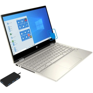 מחשב נייד HP Pavilion x360 Laptop- 14m-dw0023dx (9GF08UA)