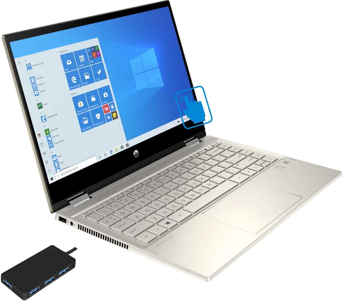 מחשב נייד HP Pavilion x360 Laptop- 14m-dw0023dx (9GF08UA)