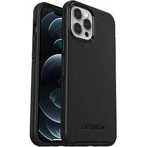 כיסוי שחור לאפל אייפון 12 פרו מקס אוטרבוקס | iphone 13 PRO MAX black case otterbox