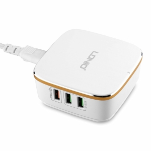 מטען USB מהיר מפצל LDNIO A6704 Qualcomm Fast Quick Charger 6 Port USB Charger