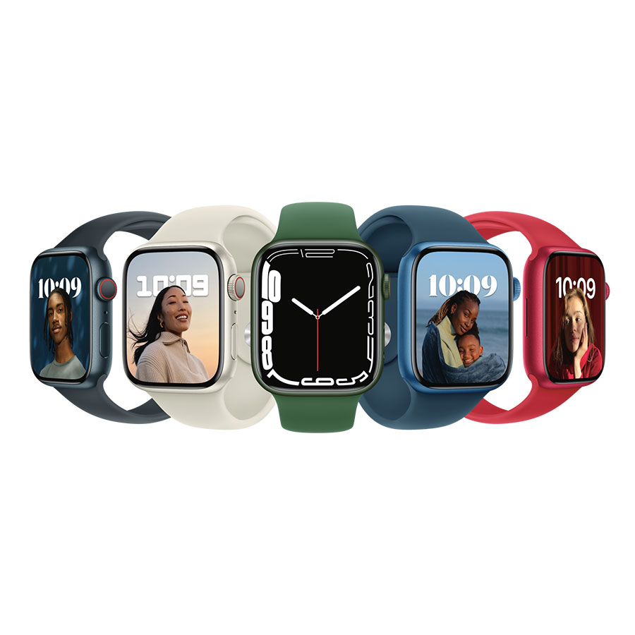 שעון חכם Apple Watch Series 7 41mm Aluminum Case Sport Band GPS + Cellular אפל