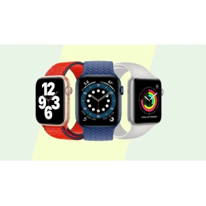 שעון חכם Apple Watch Series 6 44mm Aluminum Case Sport Band GPS אפל