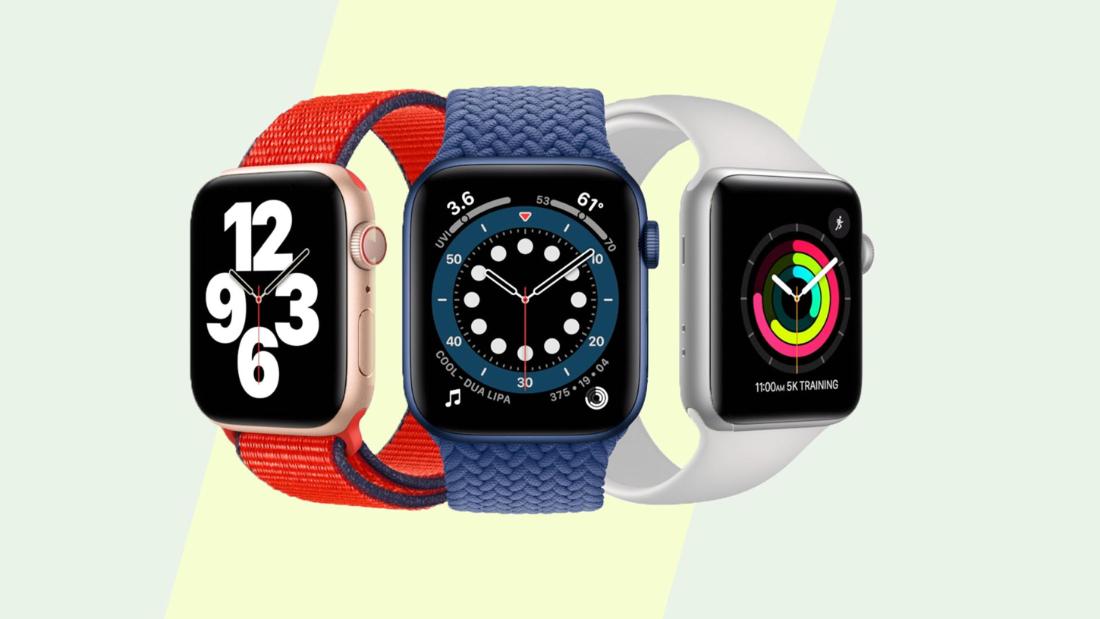 שעון חכם Apple Watch Series 6 44mm Aluminum Case Sport Band GPS אפל