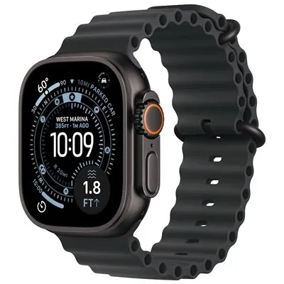 שעון חכם Apple Watch Ultra 3 2025 49mm Titanium Case Ocean Band GPS +‎ Cellular אפל
