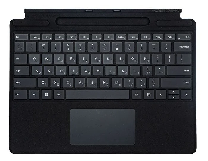 מקלדת לטאבלט סרפס פרו 8-11 Microsoft Surface Pro Signature Type Cover Black