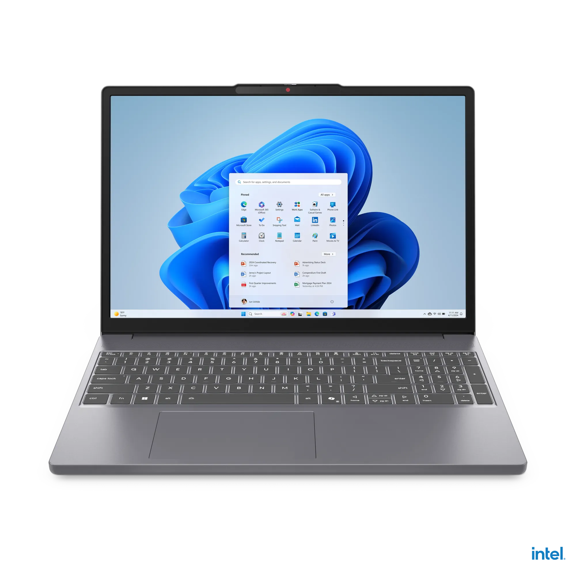 מחשב נייד Lenovo IdeaPad Slim 3 15IRH10 83K100KPIV לנובו